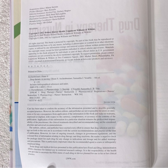 Wolters Kluwer Drug Therapy In Nursing 4th Edition Textbook - Picture 4 of 12